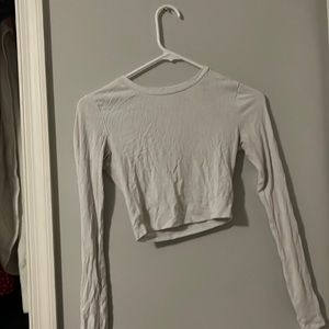 Plain white long sleeve
